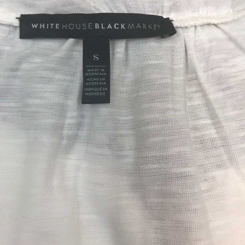 White House Black Market Embroidered Top - Size: S - Picture 13 of 17